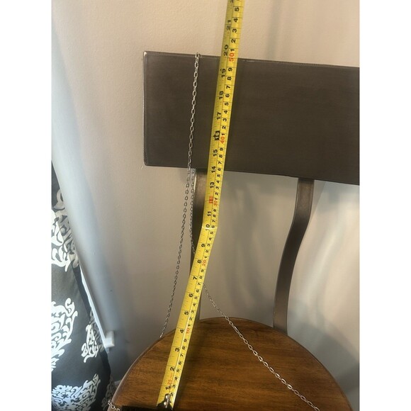 Vintage Gunne Sax Jessica McClintock Black Clutch Purse Evening Bag Gold Chain - Picture 5 of 6